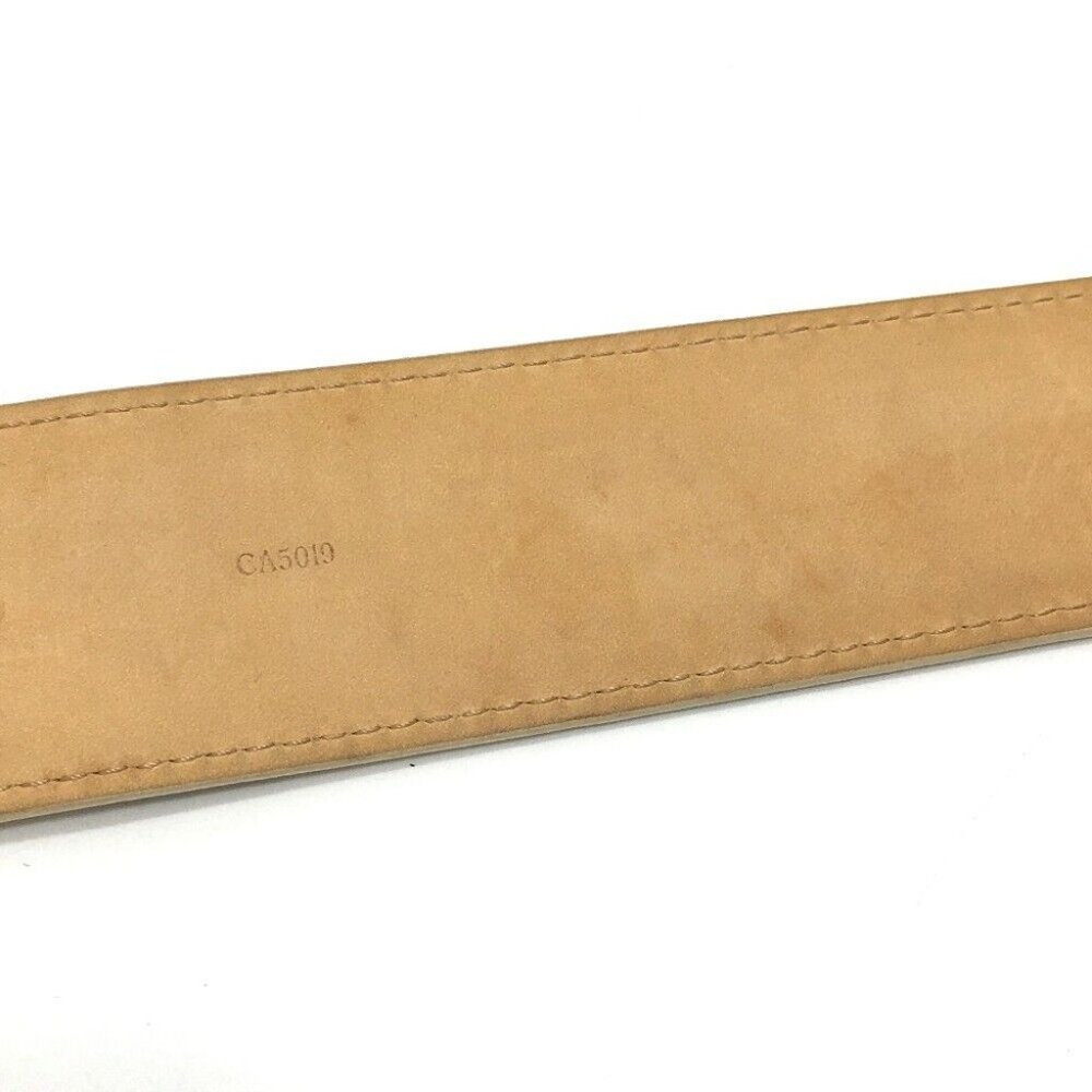 Authentic LOUIS VUITTON M9835 Ceinture Pochette solo Bag Waist Pouch Canvas Whit - Picture 15 of 16